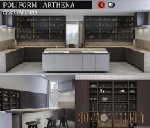 3d-модель Эксклюзивная кухня Poliform Varenna Arthena