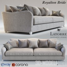 3d-модель Диван Royalton Bride от Ascension Latorre