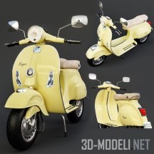 3d-модель Мотоцикл Vespa