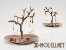 3d-модель Декоративное дерево для бижутерии