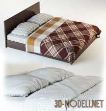 3d-модель Набор постельного белья в шотландском стиле