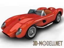 3d-модель Ретро-суперкар Ferrari Testa Rossa 1957