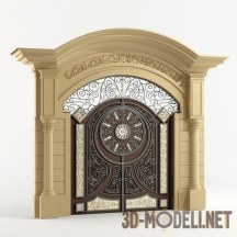 3d-модель Ворота с плотной ковкой