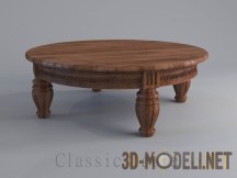 3d-модель Классический овальный стол