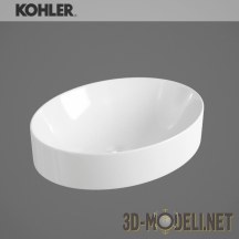 3d-модель Современный умывальник Vox Oval (KOHLER)