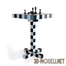 3d-модель Журнальный шахматный столик «Chess» от Moooi