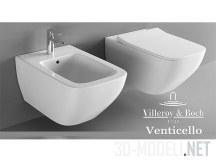 3d-модель Унитаз и биде Venticello от Villeroy & Boch