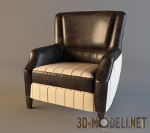 3d-модель Кресло Chelsea Chair Ticking Fudge от Andrew Martin