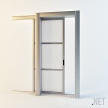 3d-модель Современная сдвижная дверь
