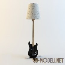 3d-модель Торшер-гитара от Albert&Shtein