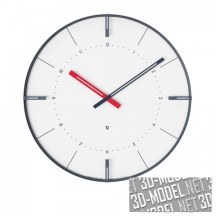 3d-модель Настенные часы Clip от Lemnos