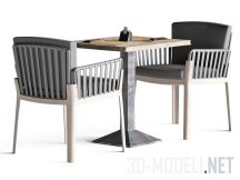 3d-модель Стол и кресло Deep House Miami