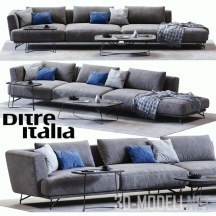 Диван LENNOX и стол Verve от Ditre Italia