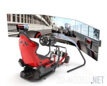 3d-модель Гоночный симулятор RSEAT RS1 Assetto Corsa