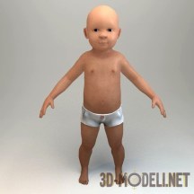 3d-модель Милый ребенок