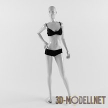 3d-модель Манекен для нижнего белья