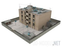 3d-модель Здание школы