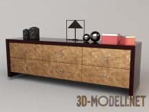 3d-модель Комод с декоративным набором