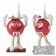 3d-модель Фигурка M&M’s для декора