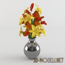3d-модель Осенний букет