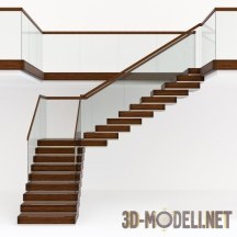 3d-модель Лестница в современном стиле
