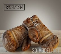 3d-модель Боксерские перчатки Restoration Hardware