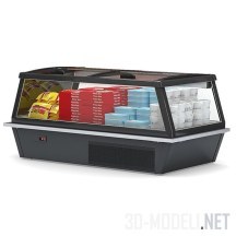 3d-модель Витрина-холодильник HitLine