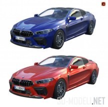 3d-модель Автомобиль BMW M8 2019