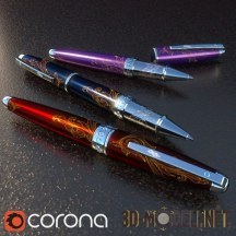 3d-модель Роскошные ручки