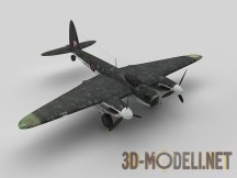 3d-модель Самолет De Havilland Mosquito