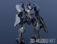 3d-модель Боевой робот ZR90 mech