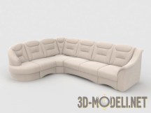 3d-модель Угловой диван Arena