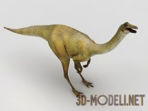 3d-модель Травоядный динозавр Галлимим