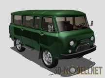 3d-модель Автомобиль УАЗ «Буханка»