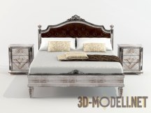3d-модель Двуспальная кровать Giorgione Bamar