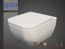 3d-модель Унитаз подвесной Gala Emma Square 27172/51641