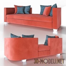 3d-модель Кушетка «Coco» от Cynthia Rowley for Hooker Furniture