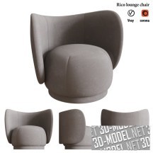 3d-модель Кресло Rico от Ferm Living