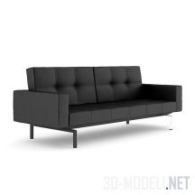 3d-модель Геометричная мебель черного цвета