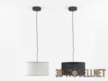 3d-модель Подвесной светильник с простым абажуром