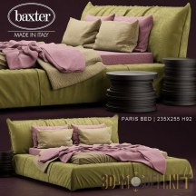 Кожаная кровать Baxter Paris