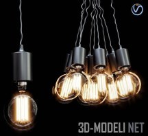3d-модель Светильник Modern Nordic Edison