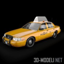3d-модель Такси Нью-Йорка NY Taxi
