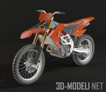 3d-модель Кроссовый мотоцикл