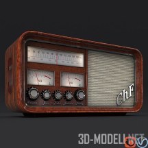 3d-модель Радиоприемник в ретро–стиле от Christian Ferrari