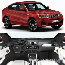 3d-модель Автомобиль BMW X4