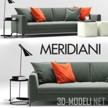 Современный диван Meridiani Louis Up