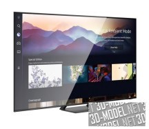 3d-модель Телевизоры QLED 4K Q70B и Q80B от Samsung