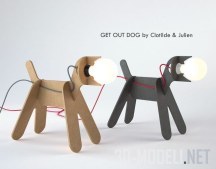Настольные лампы Get out dog от ENO Studio