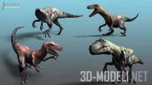3d-ассет: Dinosaur - Velociraptor